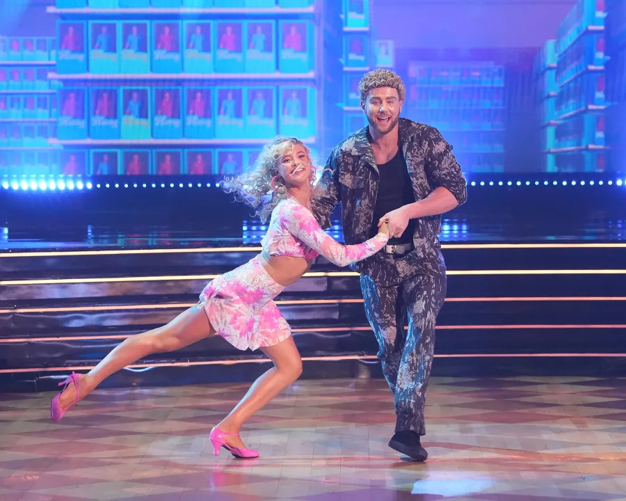 Harry Jowsey and Rylee Arnold Dancing With the Stars Revisits Iconic Pop Culture Moments on Music Video Night