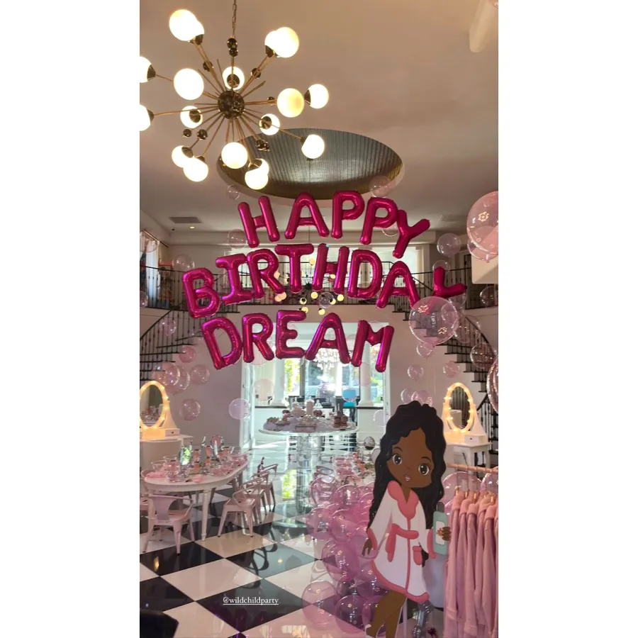 Rob Kardashian's Daughter Dream Celebrates 7th Birthday With Ahh-Mazing Spa Party