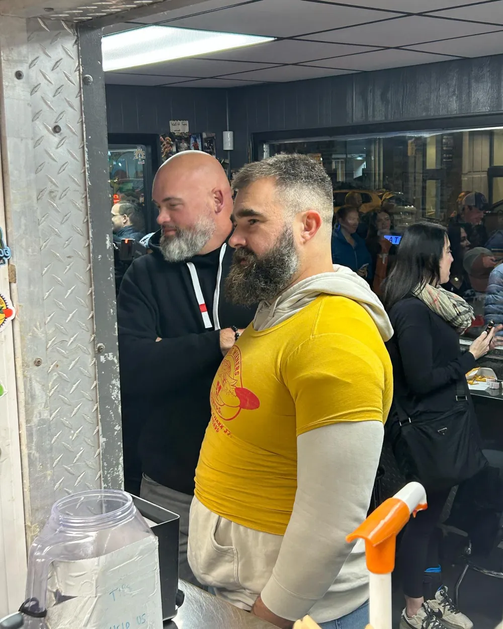 Jason Kelce Dubbed Taylor Boyfriend Brother at Chicago Restaurant