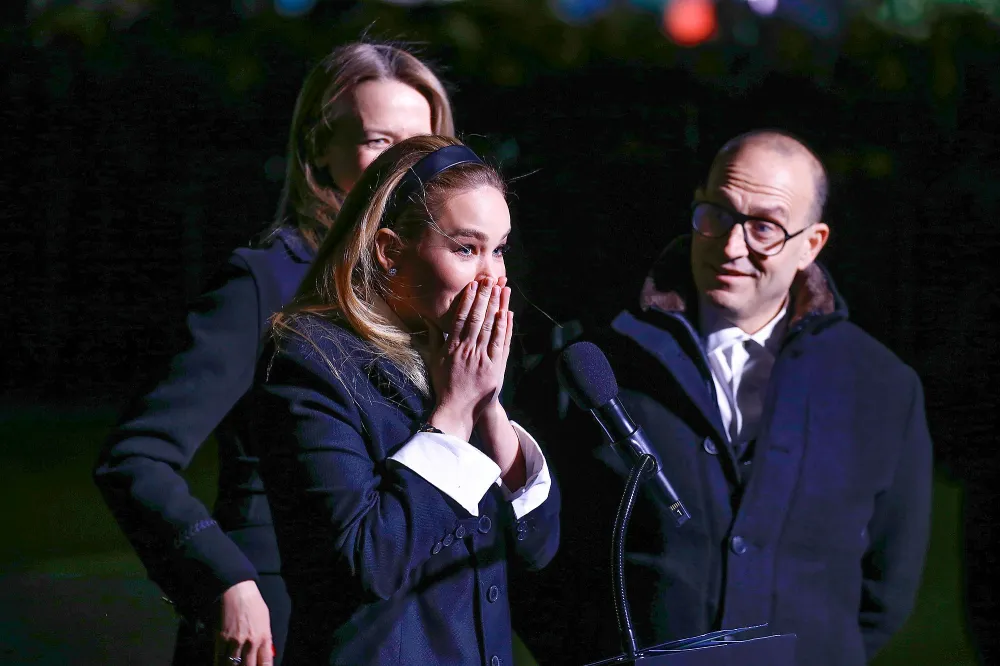 Jennifer Lawrence's Belt Pops Off as She Unveils Dior Holiday Window at Saks in NYC