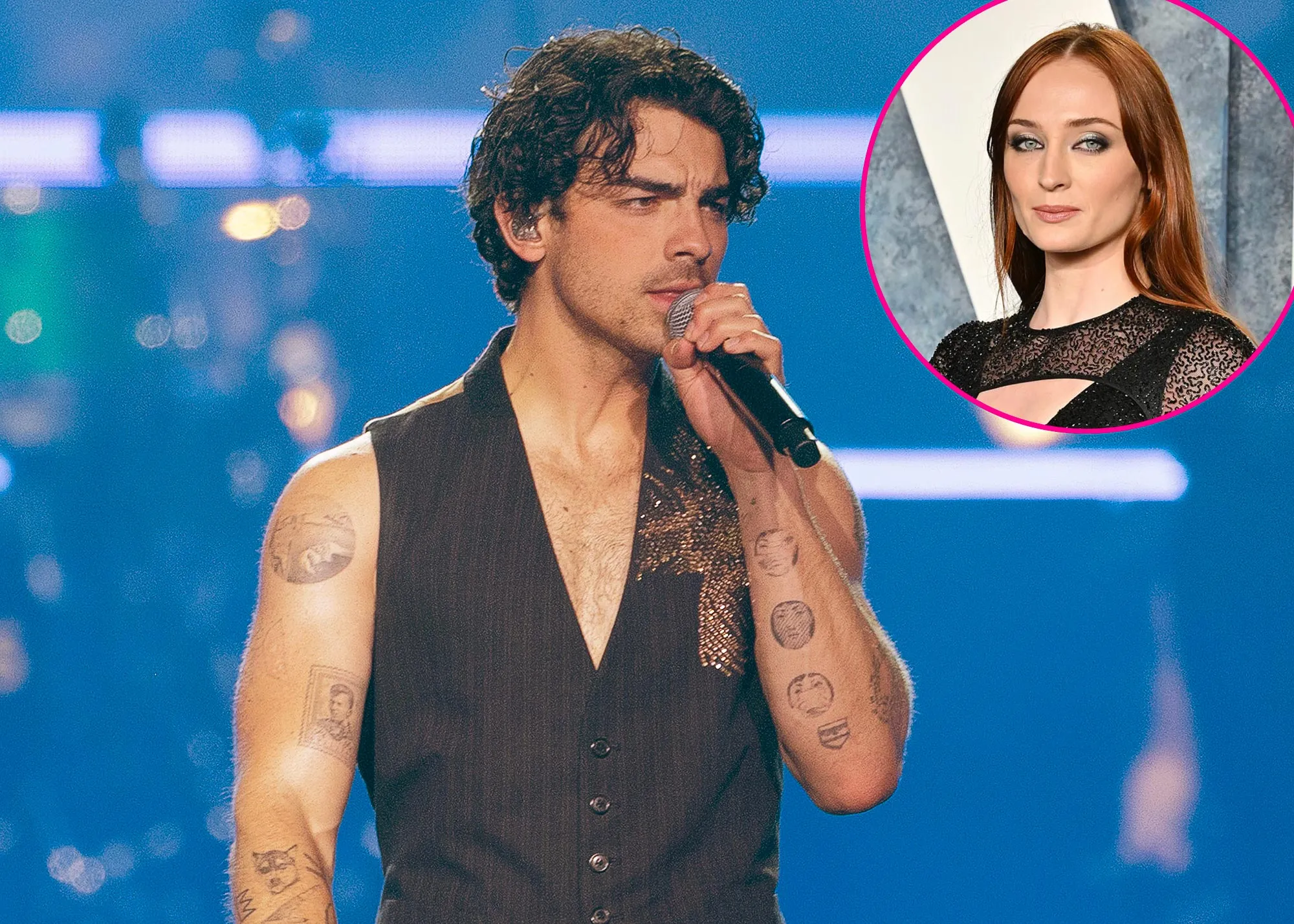 Joe Jonas New Tattoos Seemingly Hint at Sophie Turner Divorce Honor His 2 Daughters 285
