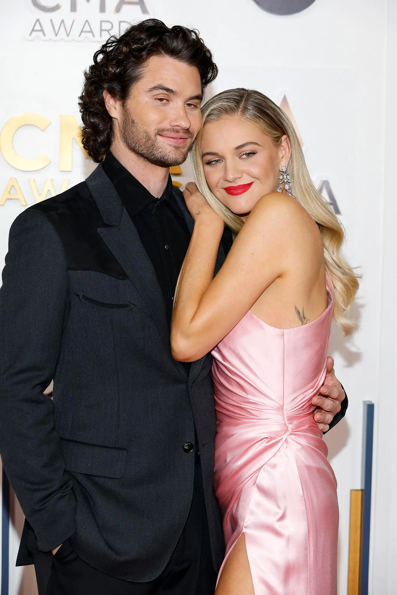 Kelsea Ballerini and Chase Stokes Are Barbie and Ken on the 2023 CMA Awards Red Carpet 405