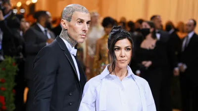 Kourtney Kardashian and Travis Barker Share 1st Photos of Newborn Son Rocky