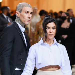 Kourtney Kardashian and Travis Barker Share 1st Photos of Newborn Son Rocky