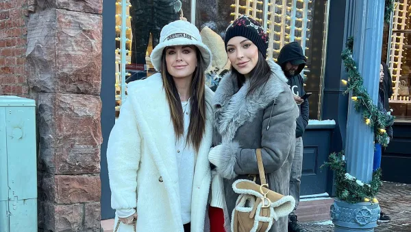 Kyle Richards Dodges Question About Whether Daughter Farrah Aldjufrie Is Still Engaged to Alex Manos