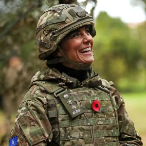 Princess Kate Middleton Trades in Her Dresses for Camo During Military Installation Visit