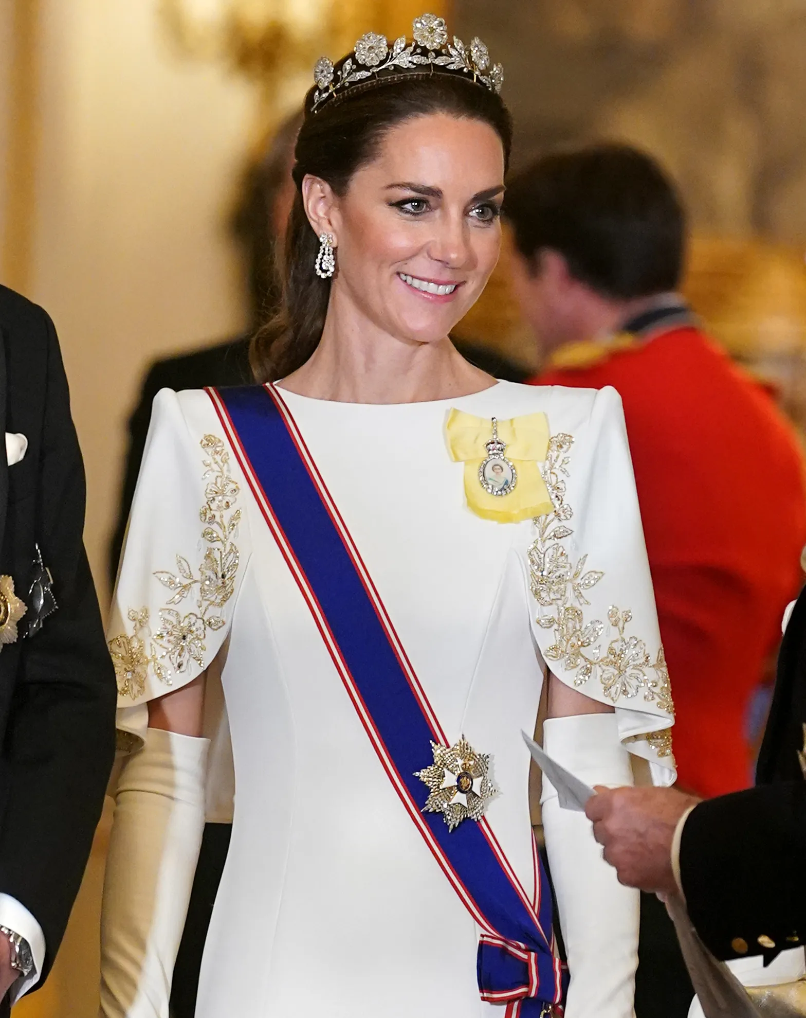 Princess Kate Wears Rare Diamond Tiara That Hasn&rsquo;t Been Worn in Almost a Century to a State Banquet