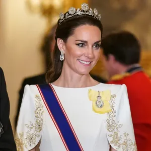 Princess Kate Wears Rare Diamond Tiara That Hasn’t Been Worn in Almost a Century to a State Banquet