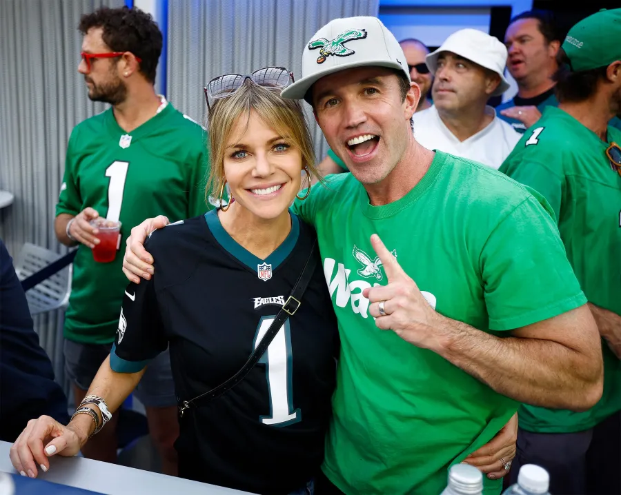 Rob McElhenney Philadelphia Eagles and the Los Angeles Rams at SoFi Stadium