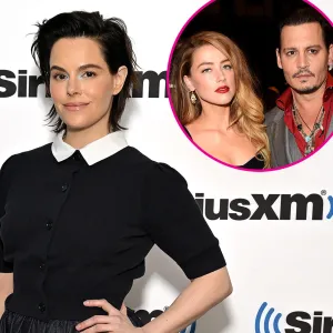 Schitt s Creek s Emily Hampshire Apologizes for Johnny Depp and Amber Heard Hallowen Costume 784