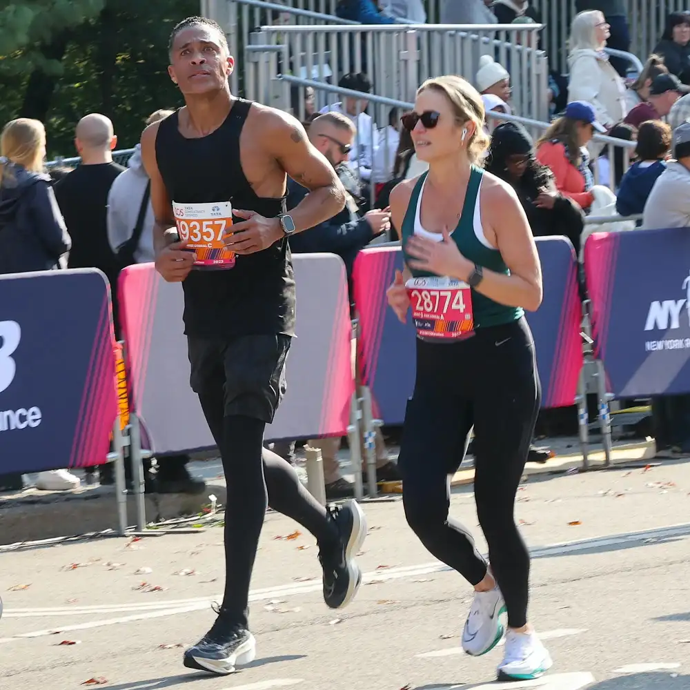 TJ Holmes Celebrates 2nd NYC Marathon With New Tattoo 2 Amy Robach