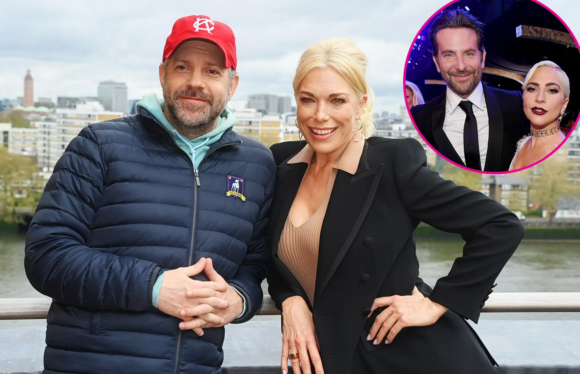 Ted Lasso s Jason Sudeikis and Hannah Waddingham Channel Bradley Cooper and Lady Gaga on Shallow Duet 030