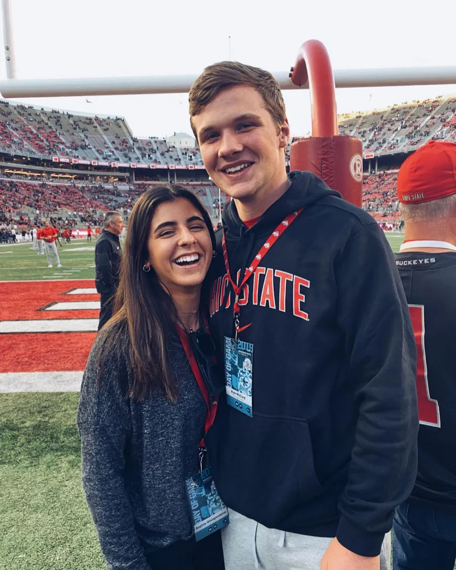 The Ohio State University QB Kyle McCord and Girlfriend Sophia Giangiordano's Relationship Timeline