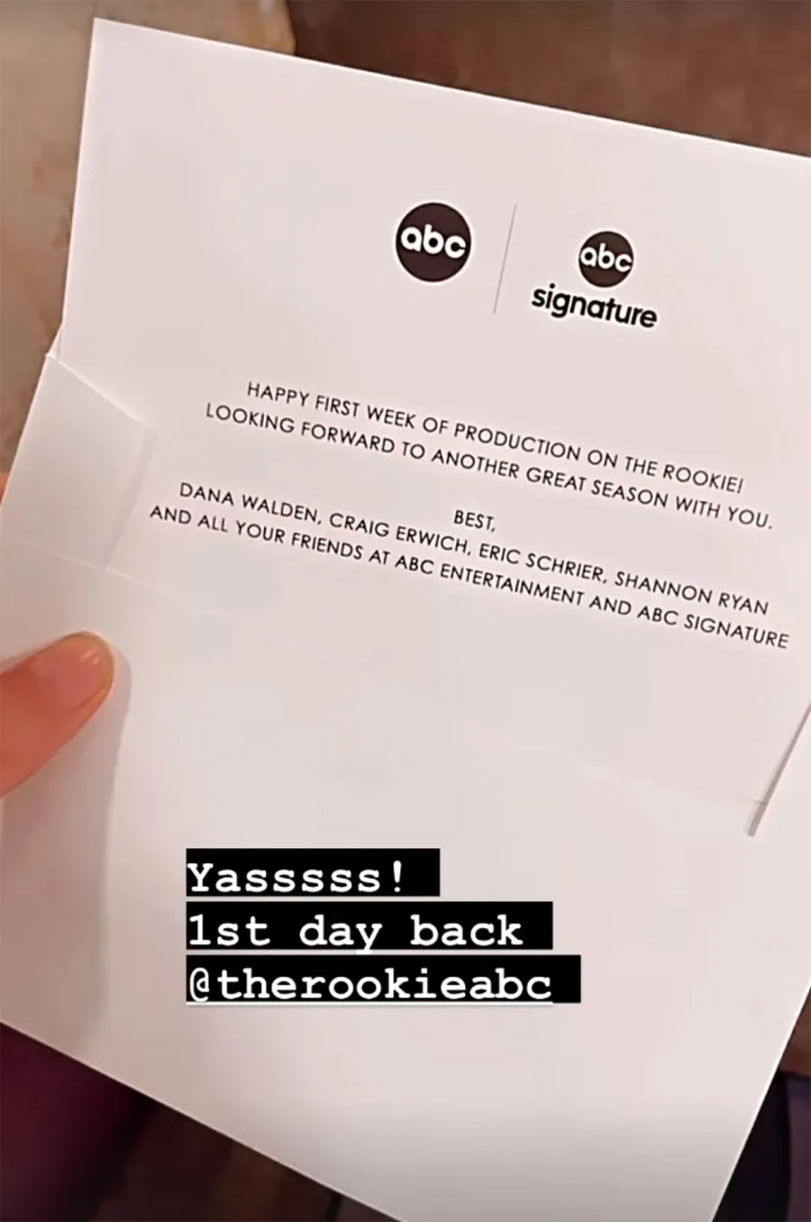 Stars Share Behind The Scenes Photos As They Resume TV Show Movie Shoots Post Strike