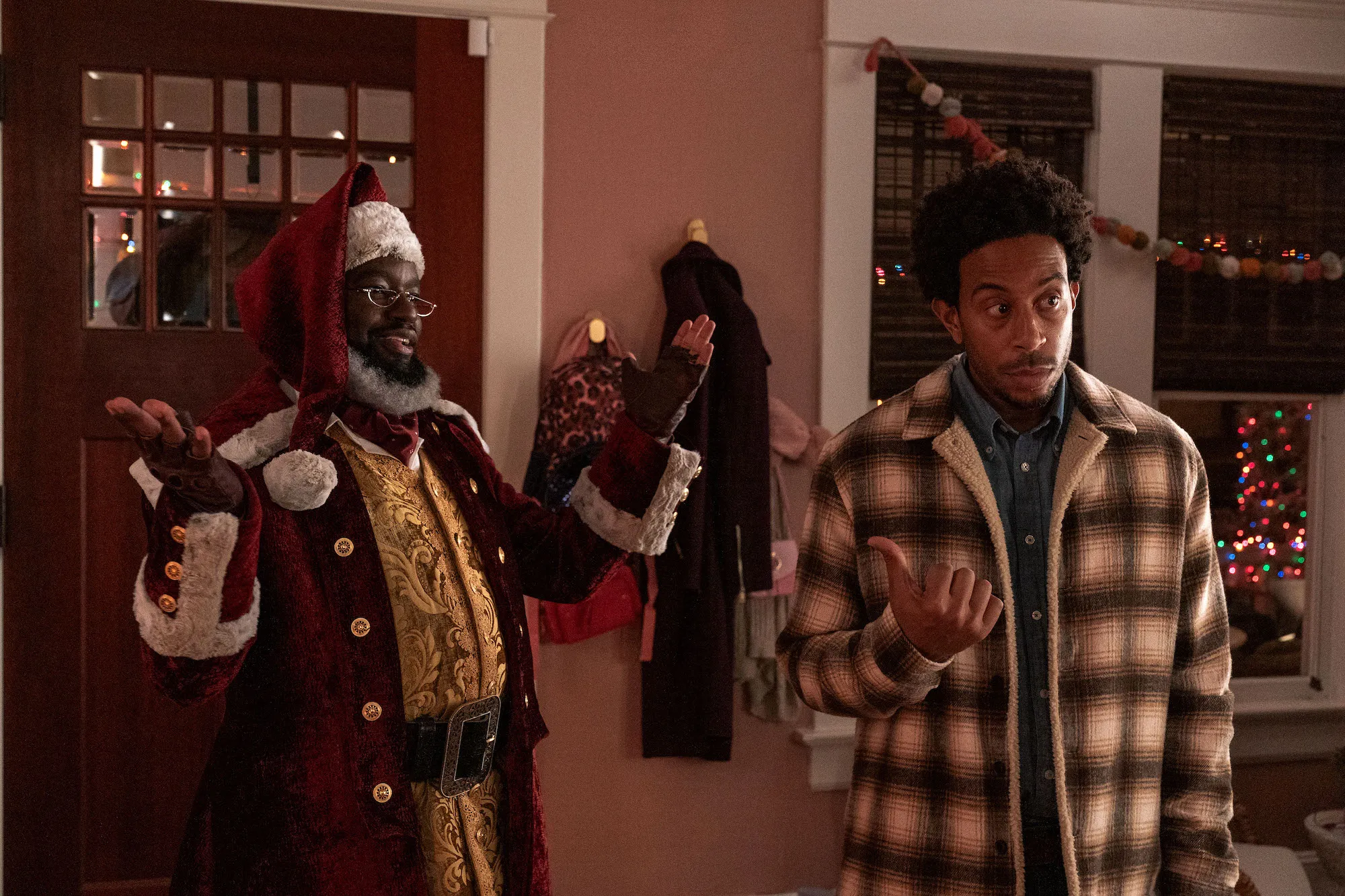 Watch Ludacris Interrogate Lil Rel Howery in Dashing Through the Snow