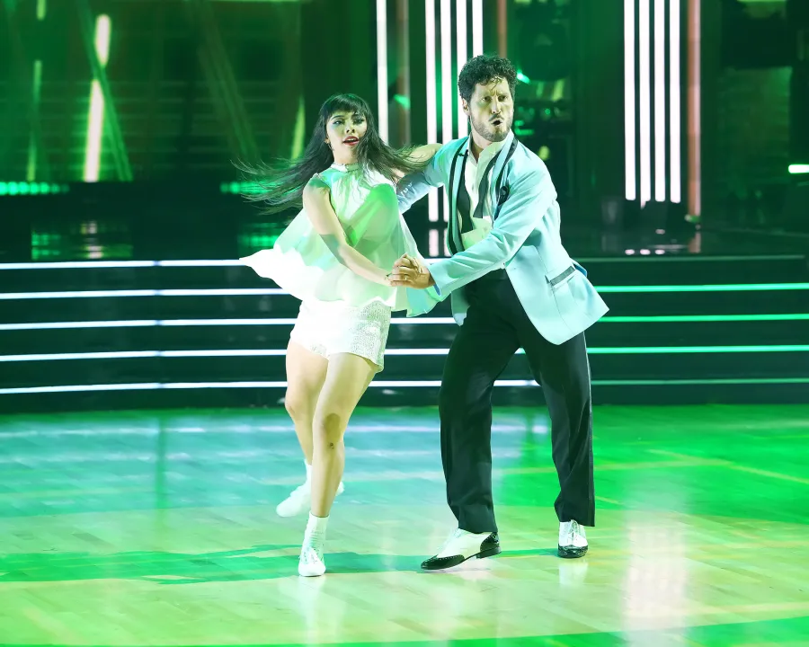 Xochitl Gomez and Val Chmerkovskiy Dancing With the Stars Revisits Iconic Pop Culture Moments on Music Video Night