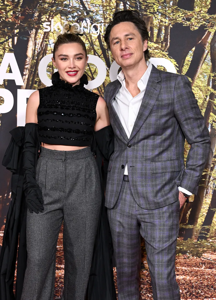 Florence Pugh and Zach Braff Celeb Exes Who Share Custody of Pets