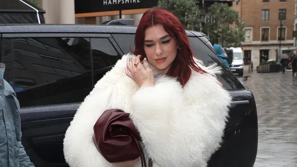 Dua Lipa in London on November 8, 2023.