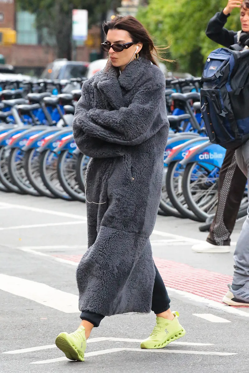 Emily Ratajkowski in New York City on November 1, 2023.