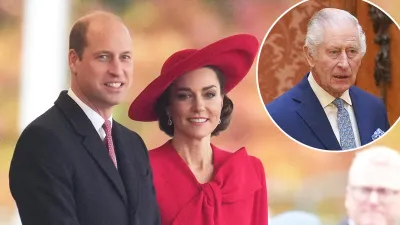 Kate Middleton Gives Quick Curtsy To King Charles III