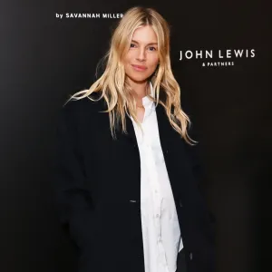 Sienna Miller Stylishly Conceals Baby Bump in Oversized Ensemble