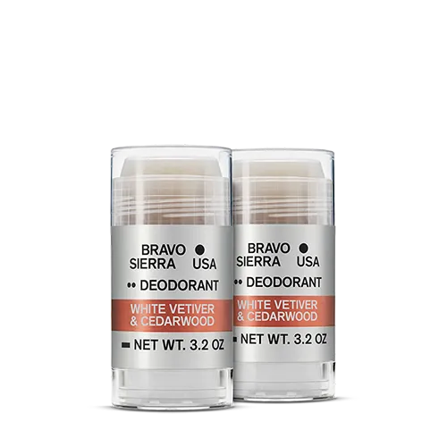Bravo Sierra Deodorant in White Vetiver & Cedarwood