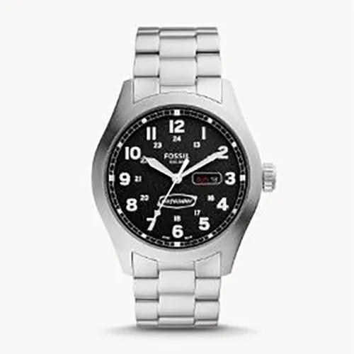 Fossil Defender Solar-Powered Stainless Steel Watch