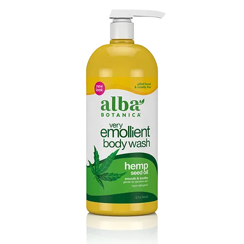 Alba Botanica Very Emollient Hemp Seed Oil Body Wash