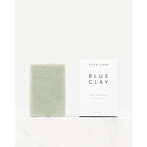 Herbivore Botanicals Blue Clay Cleansing Bar Soap
