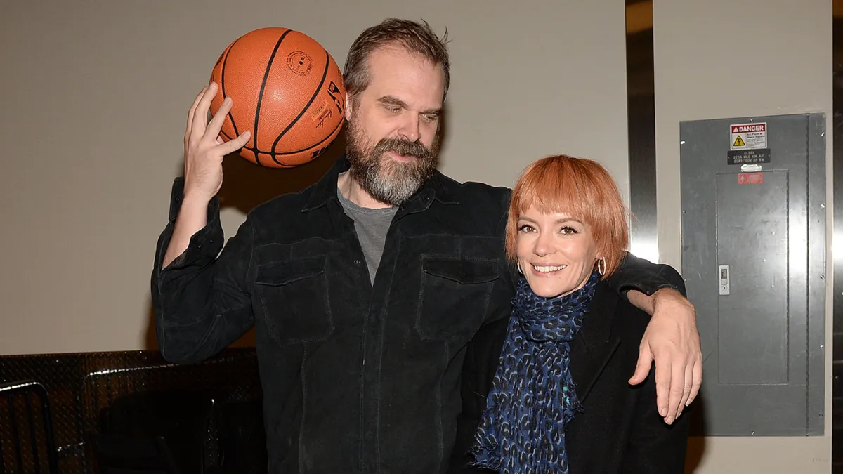 Lily Allen and David Harbour Enjoy Date Night at New York Knicks Game
