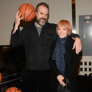 Lily Allen and David Harbour Enjoy Date Night at New York Knicks Game