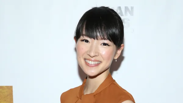 Marie Kondo at the Japan America Society of Southern California's 110th Anniversary Dinner and Gala at Angel Stadium on July 11, 2019.