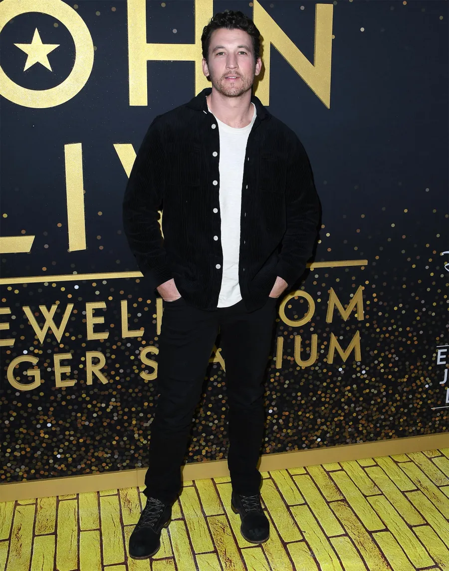 Miles Teller Elton John Live