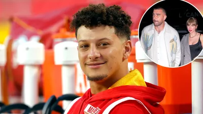 Patrick Mahomes Doesn’t Think Travis Kelce and Taylor Swift’s Romance Is a ‘Distraction’ to NFL