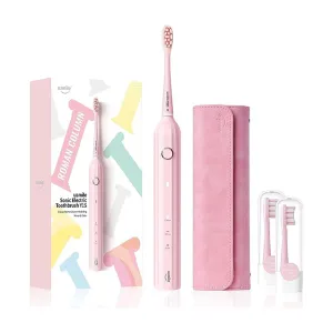 pink electric toothbrush