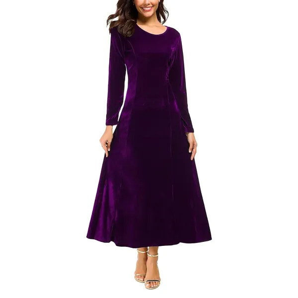 purple-velvet-dress