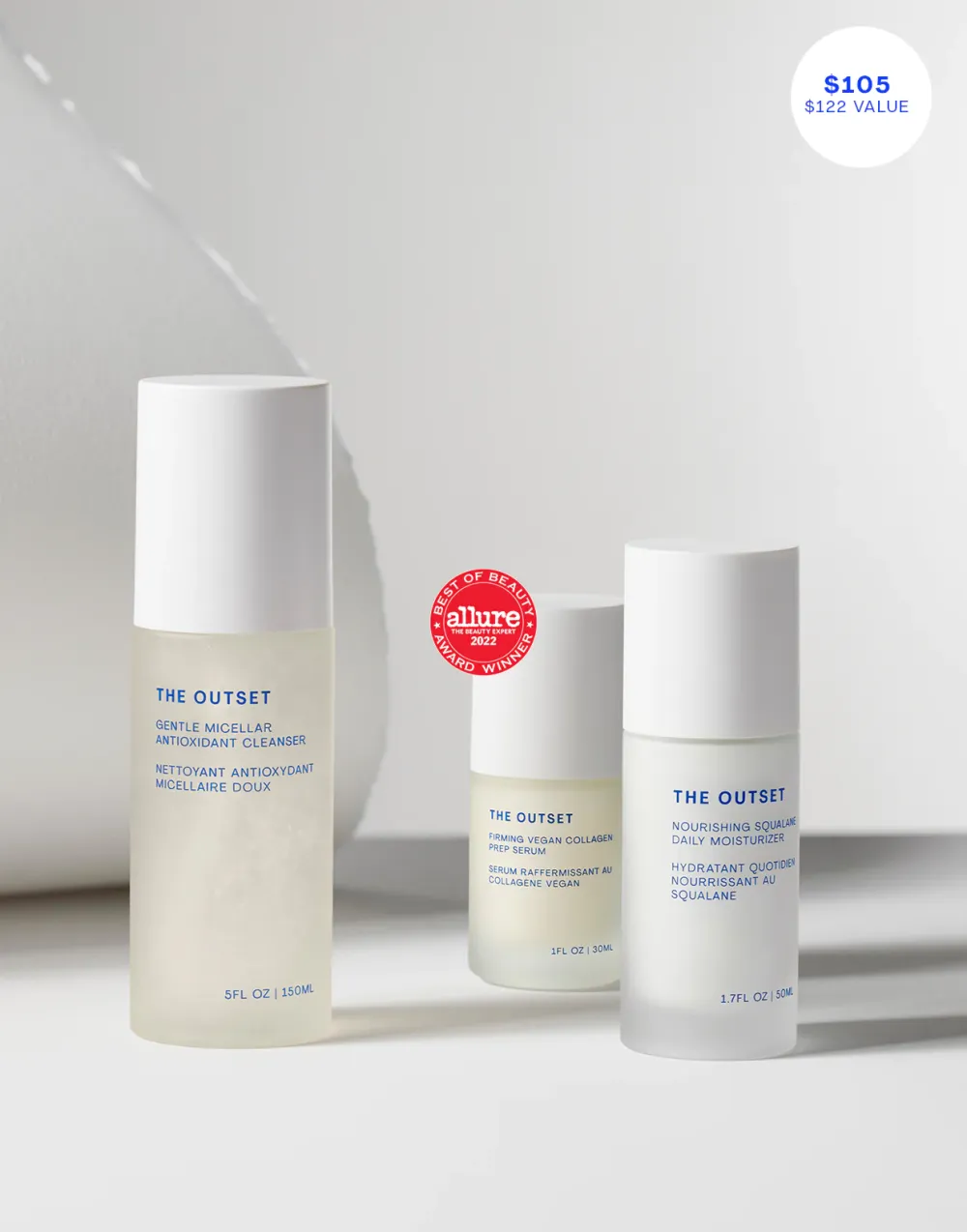 The Outset skincare bundle