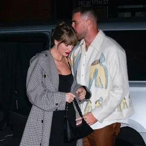 Taylor Swift Passionately Kisses Travis Kelce After Swapping ‘Eras Tour’ Lyrics in His Honor