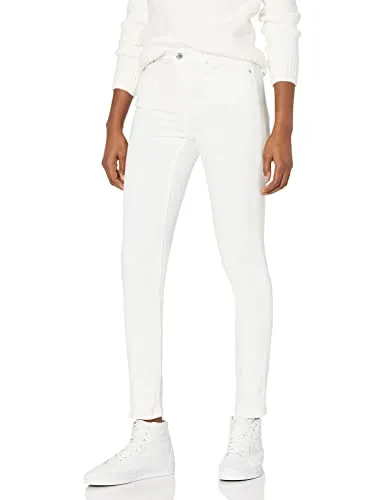 Amazon Essentials Women's Skinny Jean, White, 8