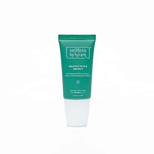 Best for Combination Skin: Selfless by Hyram Salicylic Acid and Sea Kelp Pore Clearing and Oil Control Face Serum