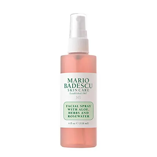 Best on Natural Finish: Mario Badescu Facial Spray with Aloe, Herbs and Rose Water