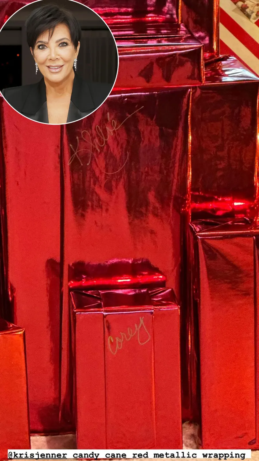 Inside the Kardashian Jenner 2023 Wrapping Paper
