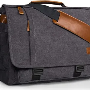 ESTARER 17″ Water-Resistant Computer Messenger Bag