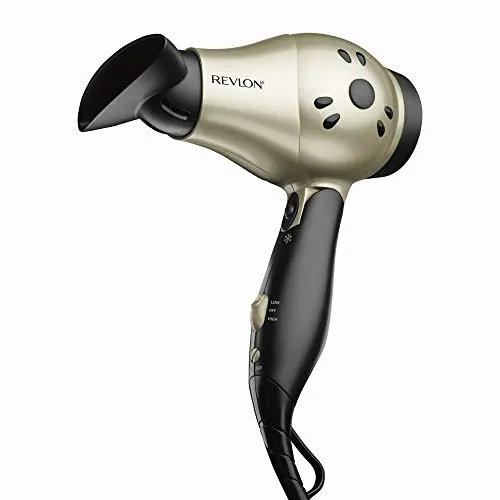 Best Runner-Up for Straight/Wavy Hair: Revlon 1875W Compact Folding Handle Hair Dryer