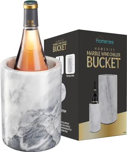 Replica Luxury Handbagries Marble Wine Chiller Bucket - Wine & Champagne Cooler for Parties, Dinner &ndash; Keep Wine & Beverages Cold &ndash; Holds Any 750ml Bottle - Ideal Gift for Wine Enthusiasts
