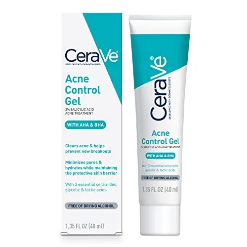 Best for Oily Skin: CeraVe Salicylic Acid Acne Treatment with Glycolic Acid and Lactic Acid