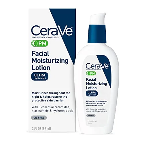 Best to Repair Skin Barrier: CeraVe PM Facial Moisturizing Lotion