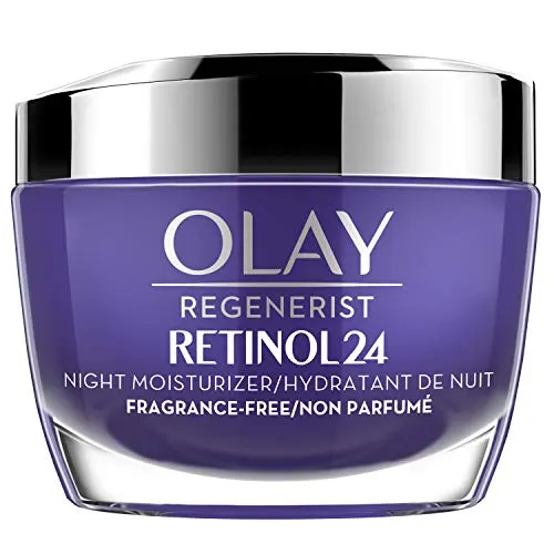 Best Overall: Olay Regenerist Retinol and Peptide Night Face Moisturizer