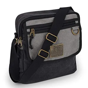 SCRUFFY DOG Canvas Messenger Bag