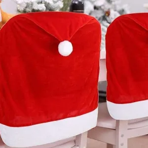 Christmas Santa Hat Chair Cover